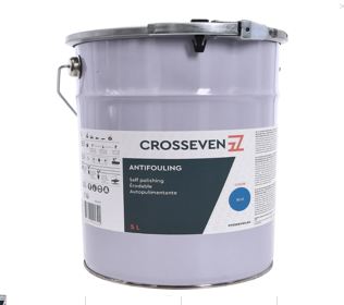 CROSSEVEN ANTIFOULING SAMOPOLIRAJUĆI CRNI 5L