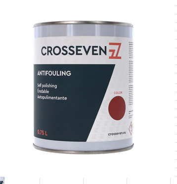 CROSSEVEN ANTIFOULING SAMOPOLIRAJUĆI CRVENI 0,75L